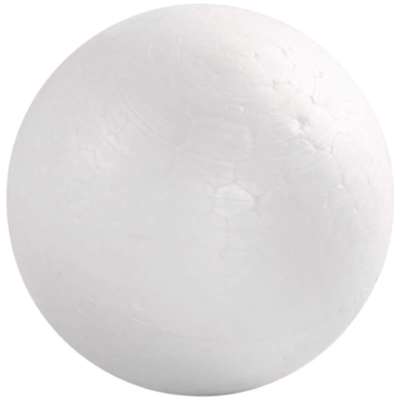 Flamingokugler Creas styropor diam. 6 cm hvid, 50 stk.