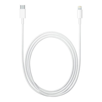 Kabel USB-C Apple Lightning 1m hvid