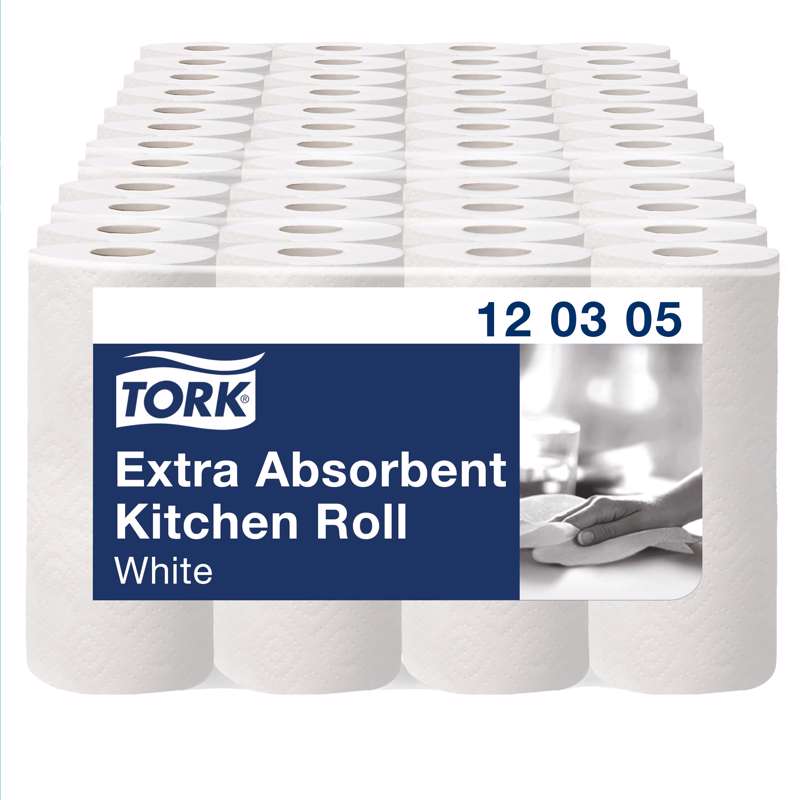 Køkkenrulle Tork Extra 3-lags K1 120305 12,2m 48rul/kar