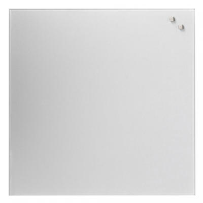 Glastavle Naga magnetisk 450x450mm sølv