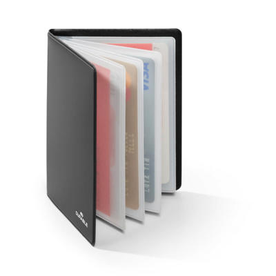 Kreditkortmappe mørkegrå 75x102mm RFID Secure