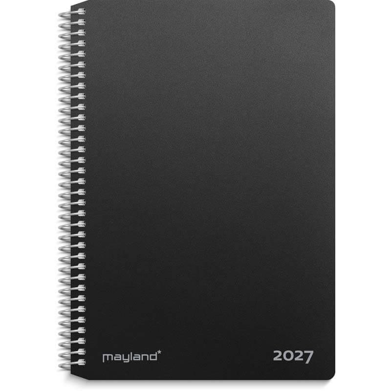 2-dages-kalender 2027 Mayland sort PP-plast