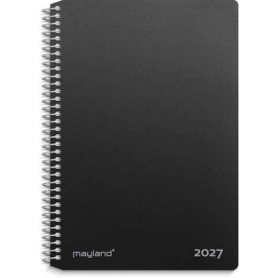 2-dages-kalender 2027 Mayland sort PP-plast