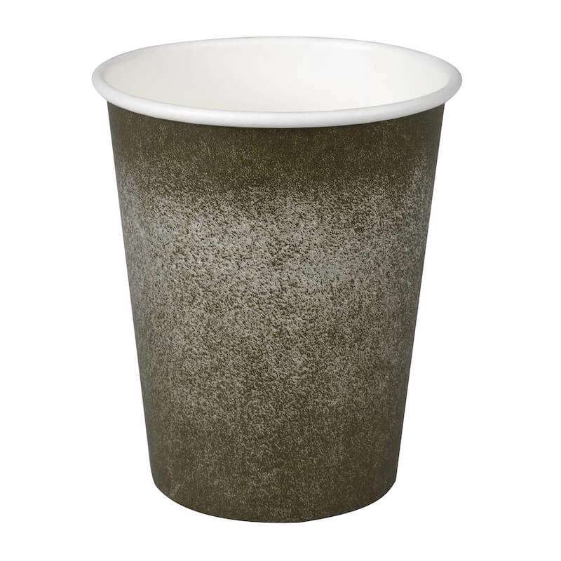 Kaffebæger 8oz Gastro-Line pap/PE 24cl grå /50