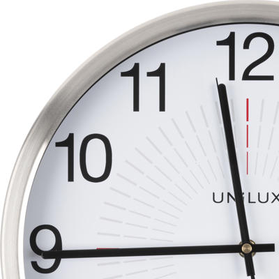 Vægur Unilux Udendørs metal sølv Ø35,5