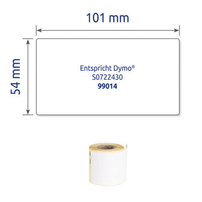 Shippingetiket Avery t/labelprinter 101x54mm 110stk/pk. 