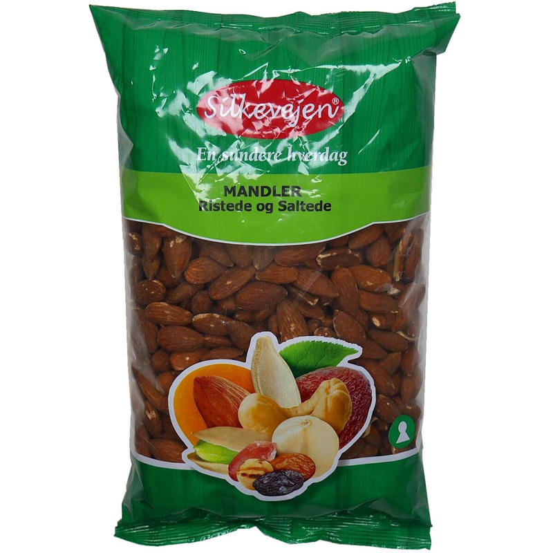 Mandler Silkevejen saltede 1kg