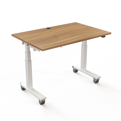 Hæve-sænkebord Flip Top ConSet 120x80 valnød/hvid