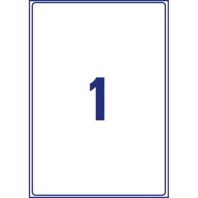 Etiketter Avery shipping vandtæt 199,6x289,1mm L7997-25