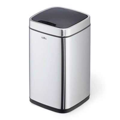 Affaldsspand Durable No Touch m/sensor 12L sølv